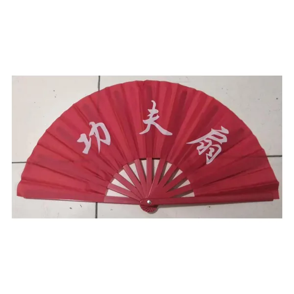 Ventaglio da kung fu personalizzato 33 cm, rosso